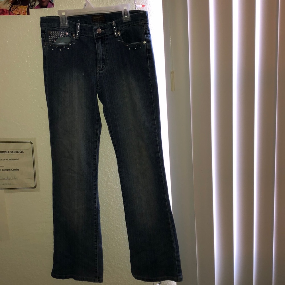 Boot cut medium washed jeans